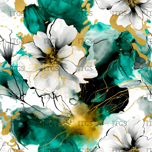 Clear Vinyl Design  -   Liquid Lovelies -  Green