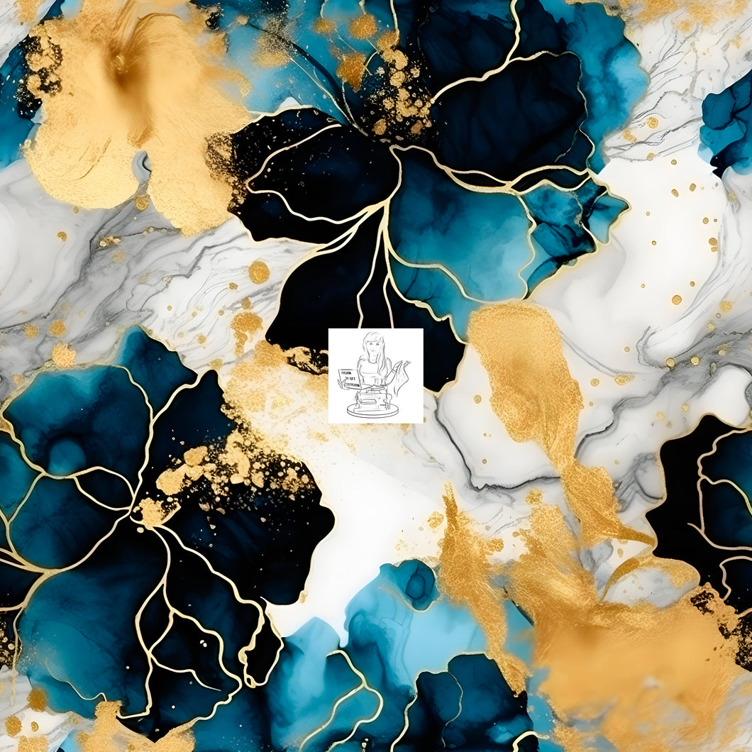 RTS - Liquid Lovelies  - Bright Blue 2 -Vinyl