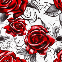 Clear Vinyl Design  -   Ruby Roses 2