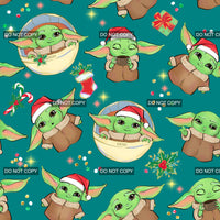 Christmas Alien  - Green