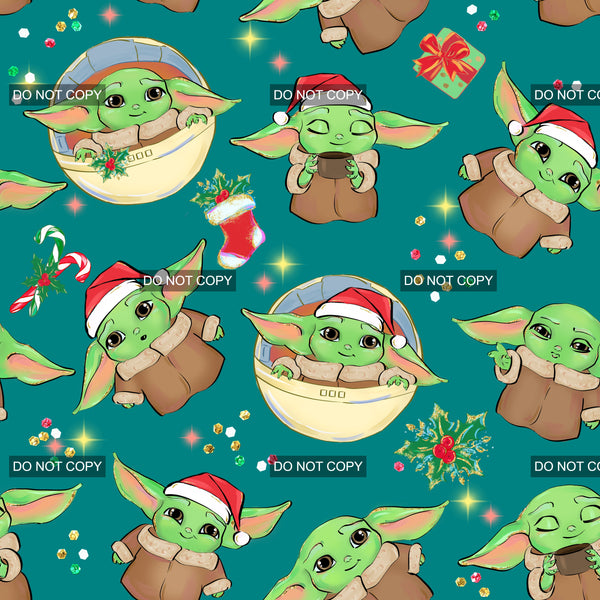 Christmas Alien  - Green