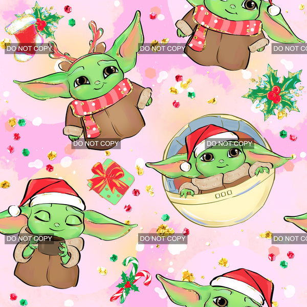 Christmas Alien - Pink