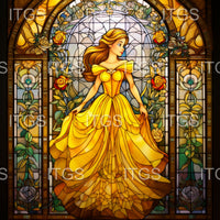 Stained Glass Lovelies Panel 10