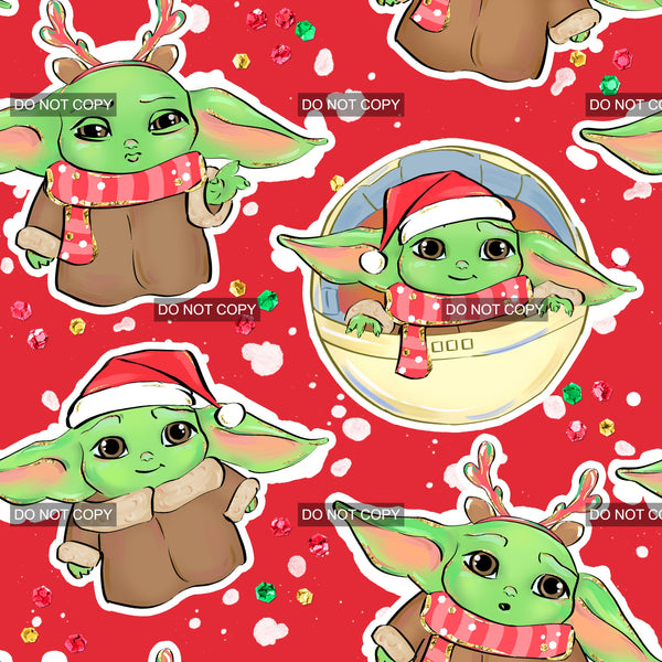Christmas Alien - Red