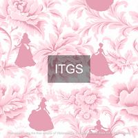 Clear Vinyl Design  -  Floral Shadows