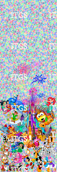 Magical Park Mashup Border - Light