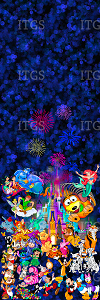 Magical Park Mashup Border - Dark