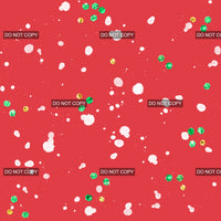 Christmas Alien Coordinate - Red