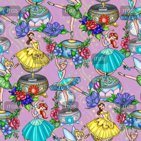 Music Box Beauties  - Dusty Rose