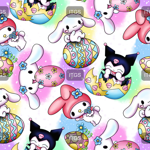 Easter Friends  - Pastel Clouds