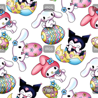 Clear Vinyl Design  -  Easter Friends 3