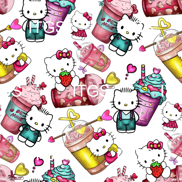 Clear Vinyl Design  -   Kitty Love 1