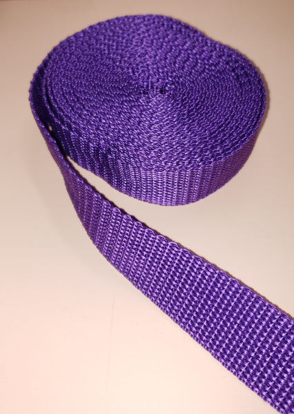 RTS Hardware - 1" Woven Purple Webbing