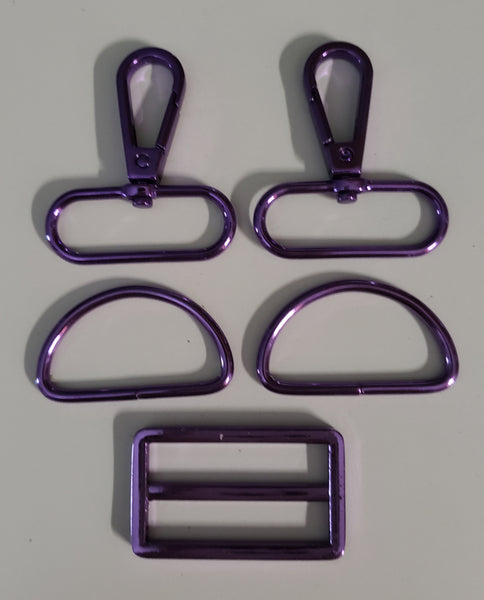 RTS Hardware - 5 Pc SET 1.5" Purple