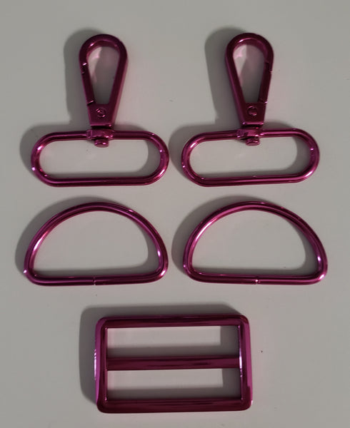 RTS Hardware - 5 Pc SET 1.5" Pink