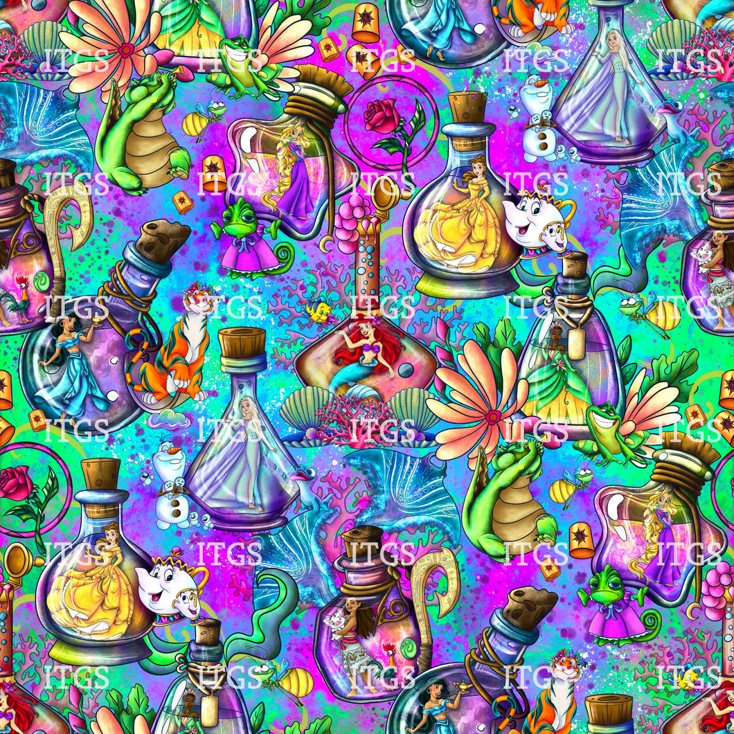 RTS -  Bottled Beauties  - Blue Vinyl