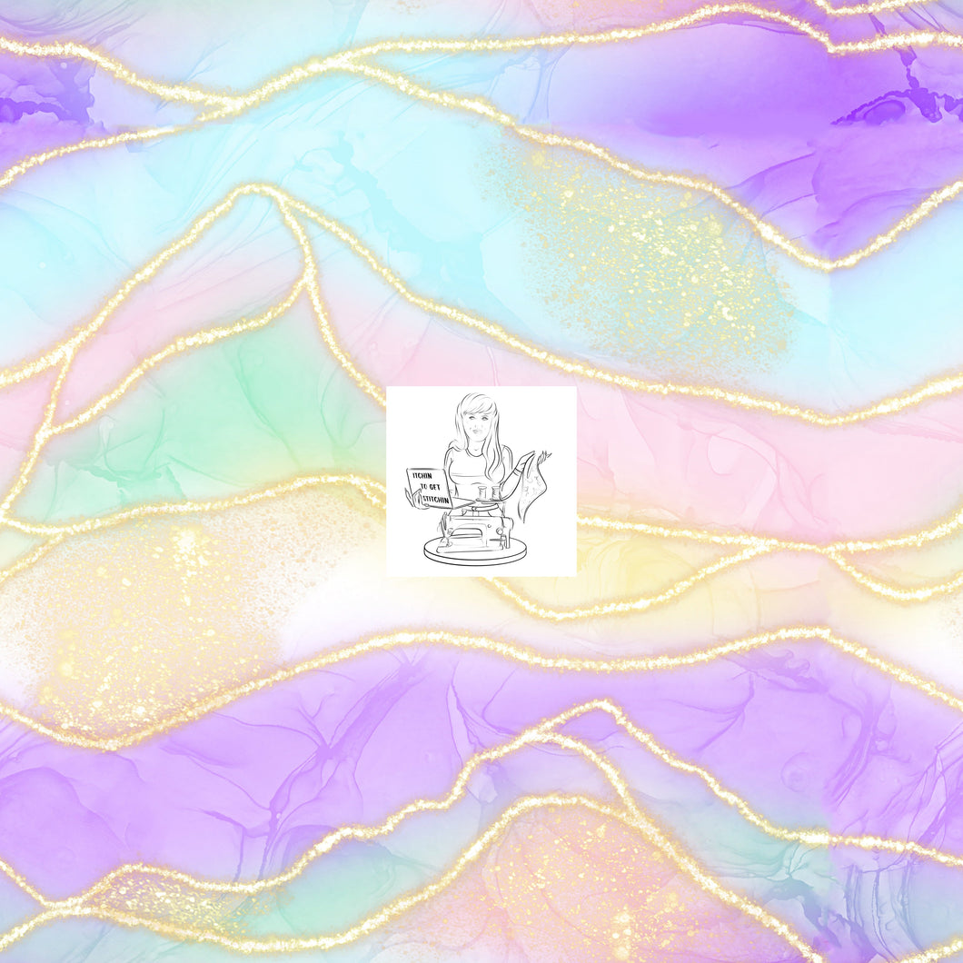 RTS - Pastel Glass Agate  - Lavender Vinyl