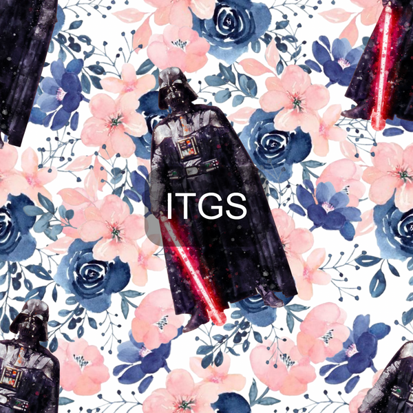 RTS - Floral Space - Dark One Woven