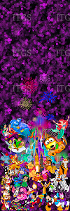 Magical Park Mashup Border - Purple