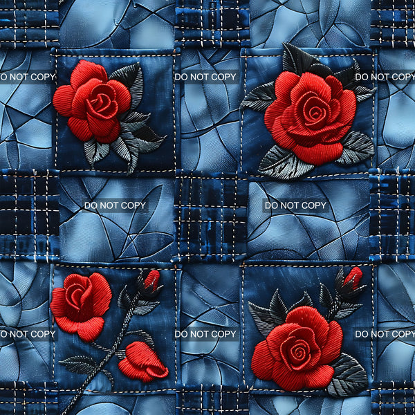Denim and Roses 1