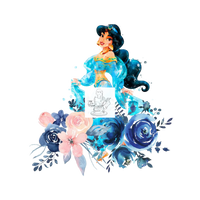 RTS - Jaz Floral Princess Panel Cotton Lycra