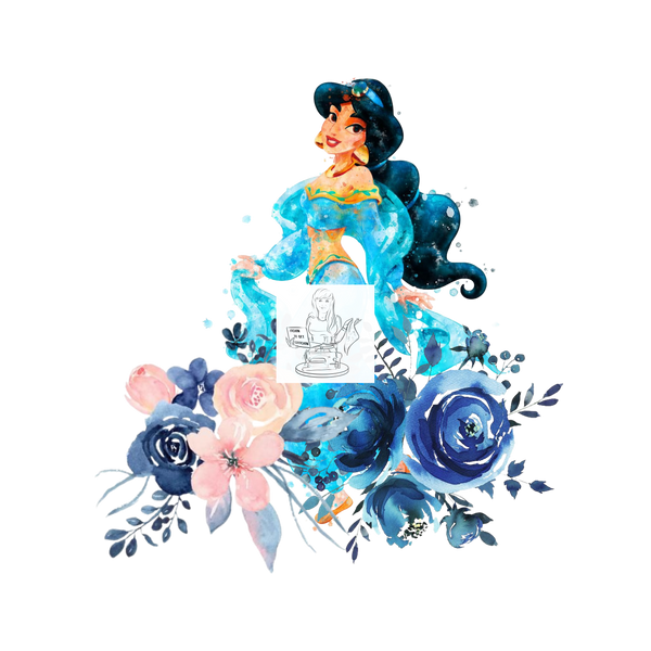 RTS - Jaz Floral Princess Panel Cotton Lycra