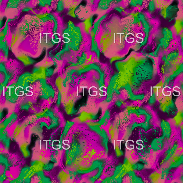 Funny Faces Mashup Coordinate - Pink Swirls