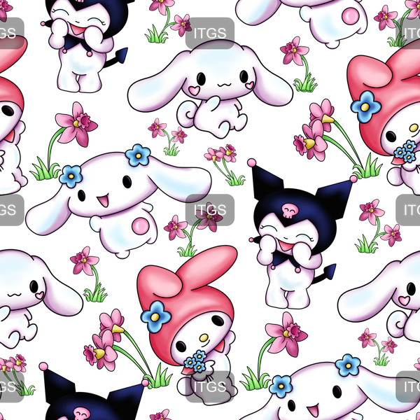 Clear Vinyl Design  -  Easter Friends 1