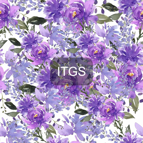 RTS - Floral Space Coordinate  - Furry One Vinyl