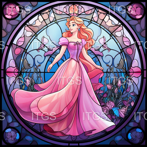 Stained Glass Lovelies Panel 5