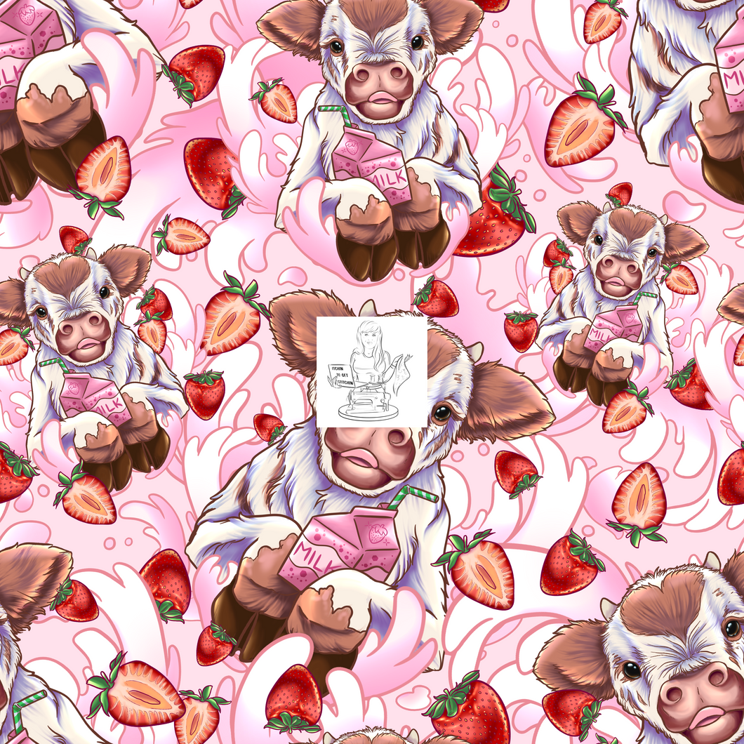 RTS - Moo Milk - Strawberry PUL