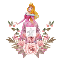 RTS - Sleeping Floral Princess Panel - Options