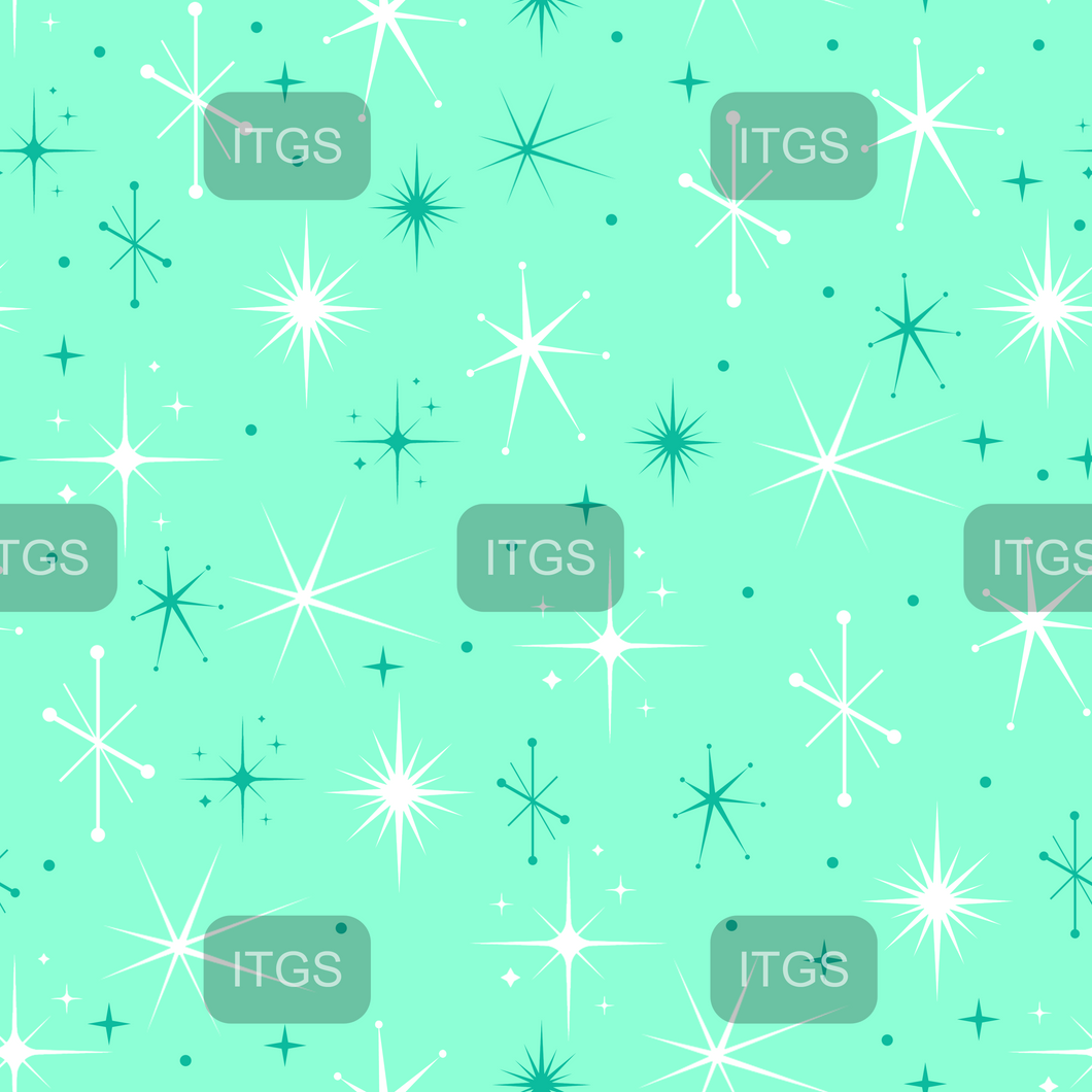 RTS - Diner Delights Coordinate 1 - Mint Vinyl