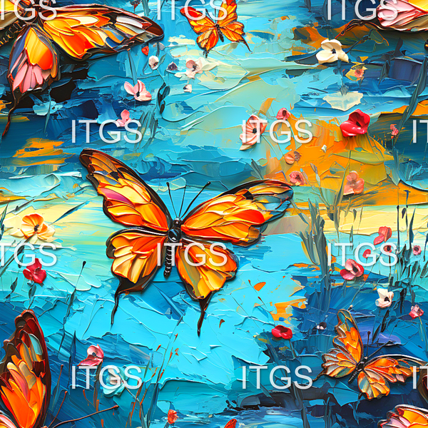 RTS - Painted Butterflies Vinyl