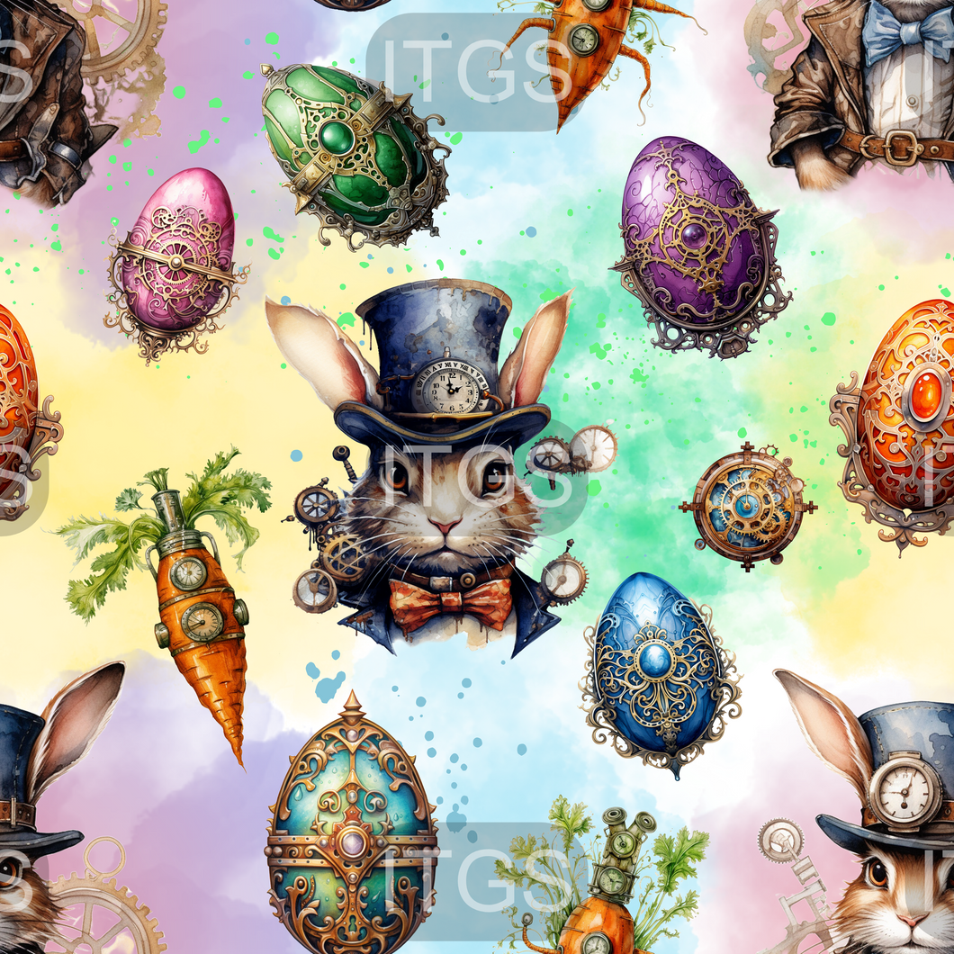 RTS - Steampunk Bunny Holograph Vinyl