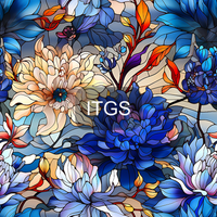 RTS -  Floral Glass 2 - 100% Waterproof Canvas