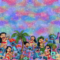 Island Experiment Border - Blues