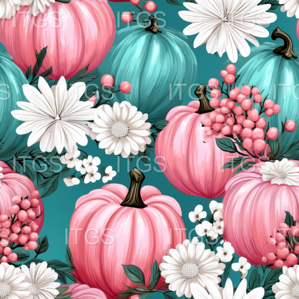 Pumpkin Passion - Pink/Aqua