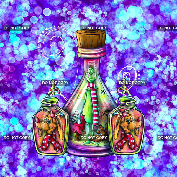 Bottled Up Christmas Panel 1