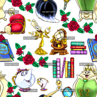 Clear Vinyl Design  -  Love and Roses 6