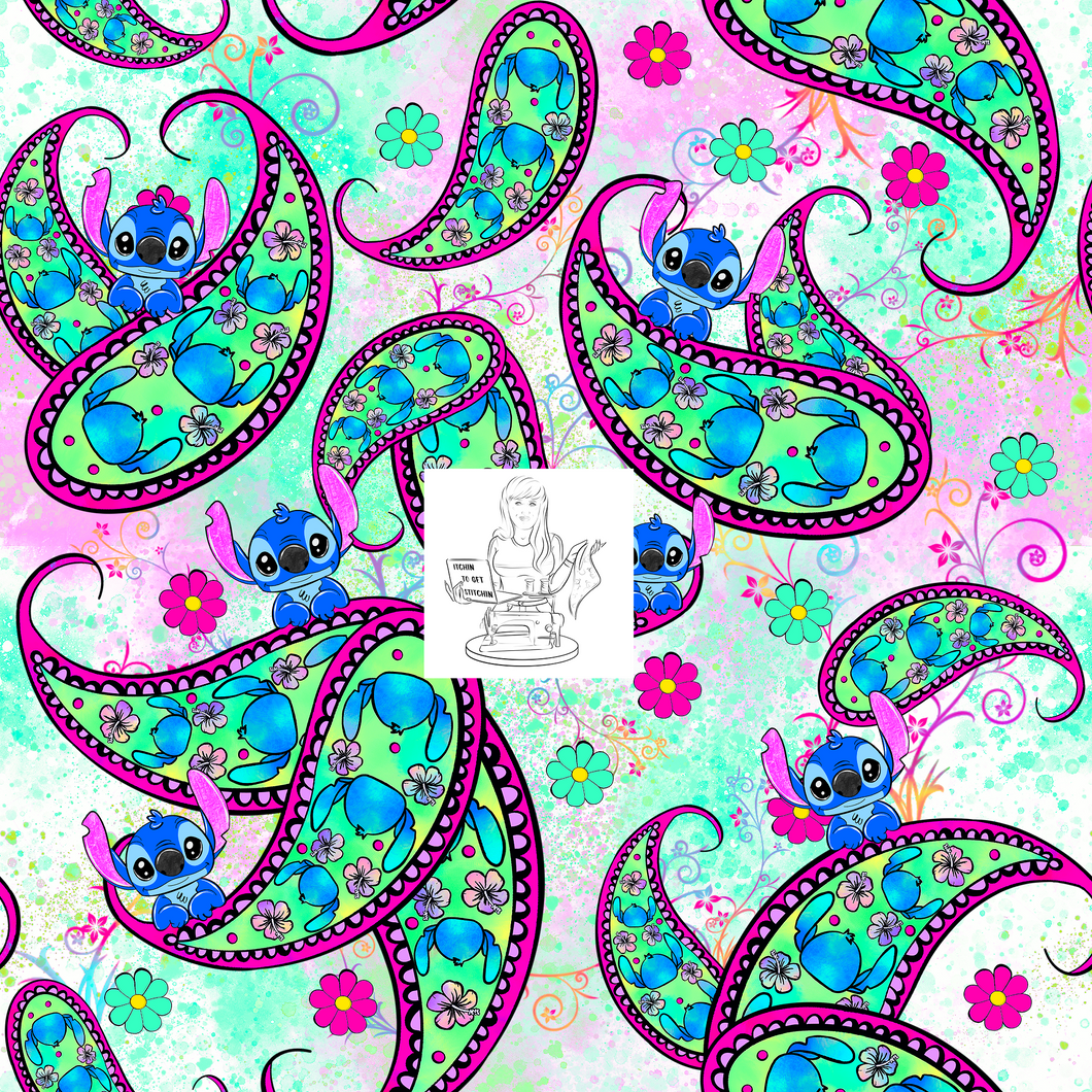 RTS - Paisley Experiment Cotton Lycra