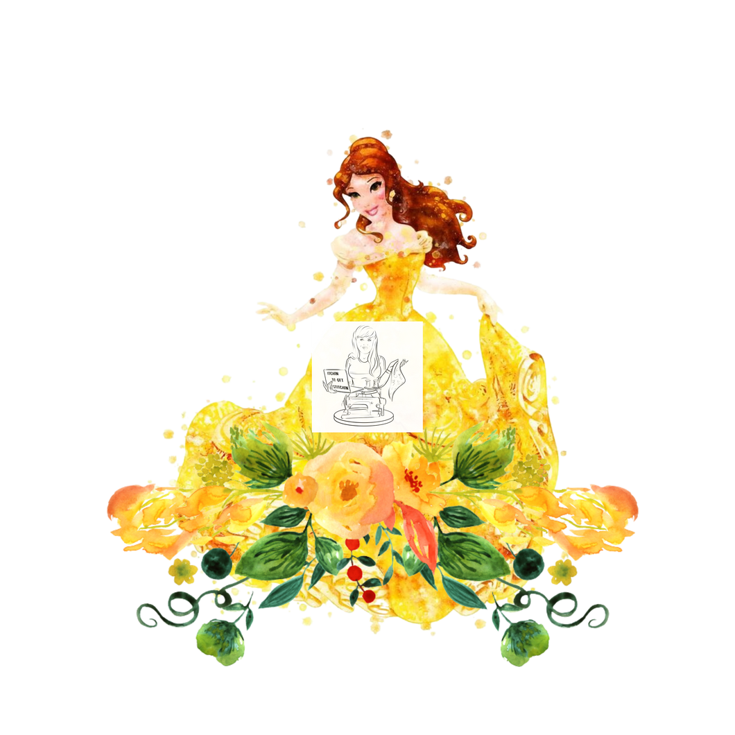 RTS - Beauty Floral Princess Panel - Options