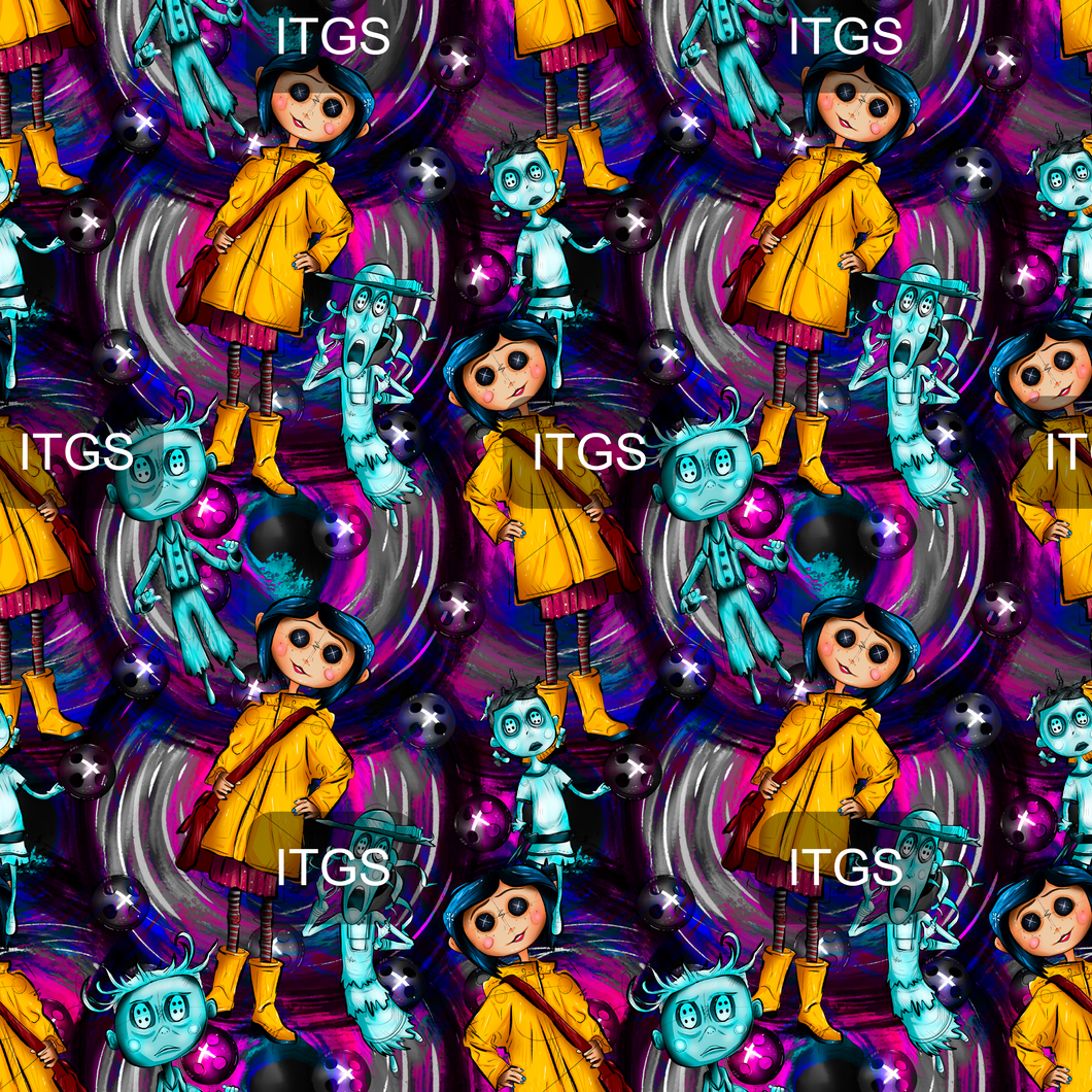 RTS - Button Eyes Cotton Lycra