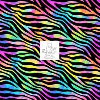 RTS - LF Zebra Stripes Holograph Vinyl
