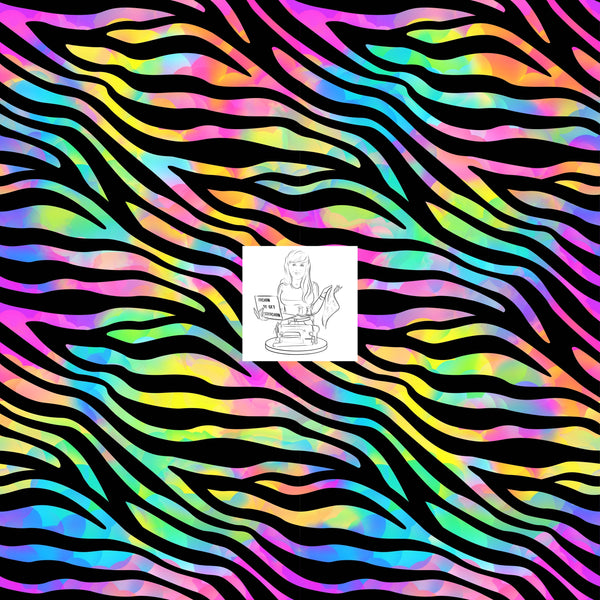 RTS - LF Zebra Stripes Holograph Vinyl