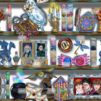 Clear Vinyl Design  - Wall of Wizards 3