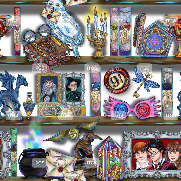Clear Vinyl Design  - Wall of Wizards 3