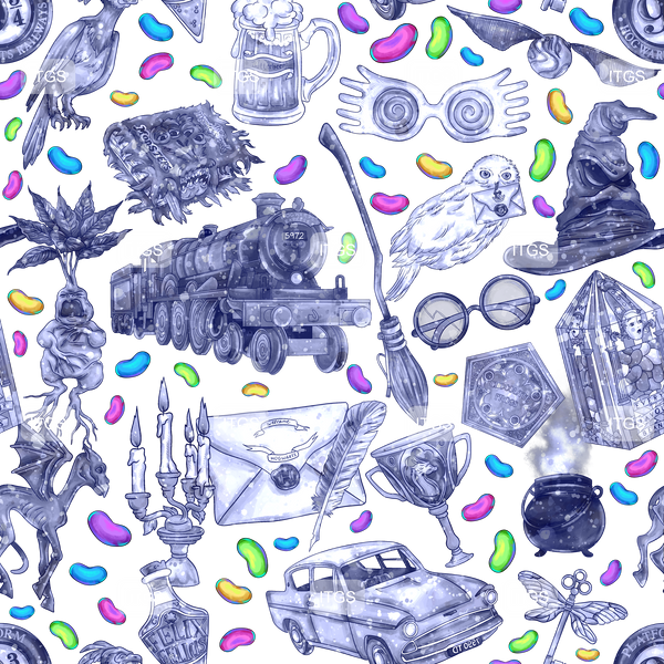 Clear Vinyl Design  - Wall of Wizards 7