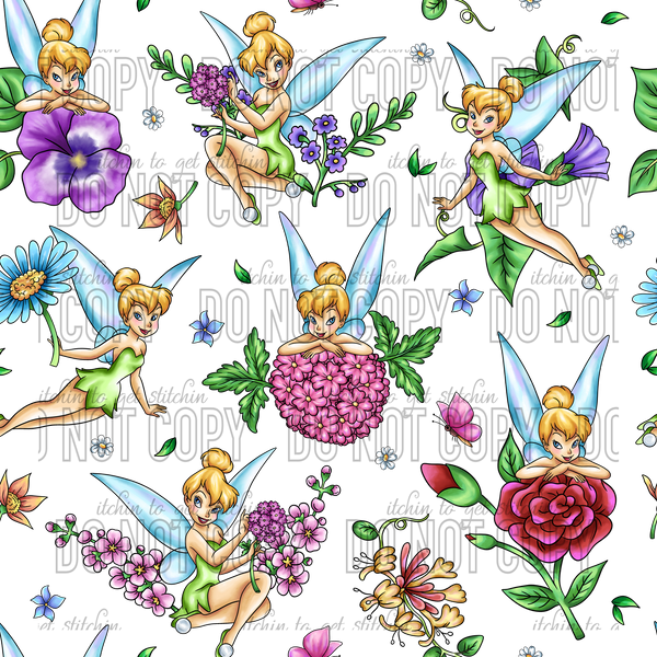 Clear Vinyl Design  - Floral Fairies 3