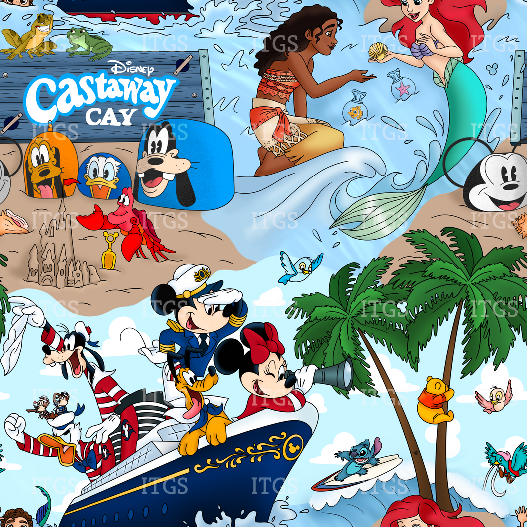 RTS - Castaway Crew Cotton Lycra